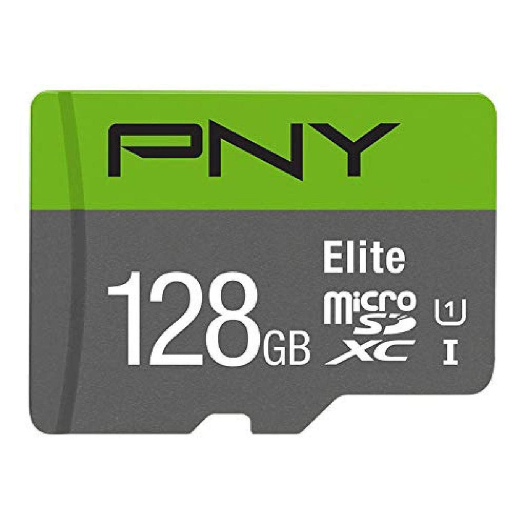 PNY 128GB Elite Class 10 U1 microSDXC Flash Memory Card - 100MB/s, Class 10, U1, Full HD, UHS-I, Micro SD (Pack of 1)
