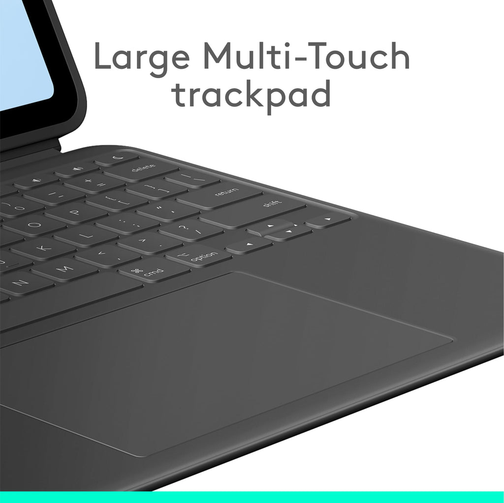Logitech Combo Touch iPad Air 13 inch M2 M3 & M4 - Midnight Black