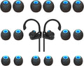 Earbud Tips Ear Bud Tips Soft Anti Slip Washable and Reusable Silicone Replacement Earbud Tips Fit Most in-Ear Earbuds(Inner Hole 3.8mm -5.1mm) 18pcs S M L