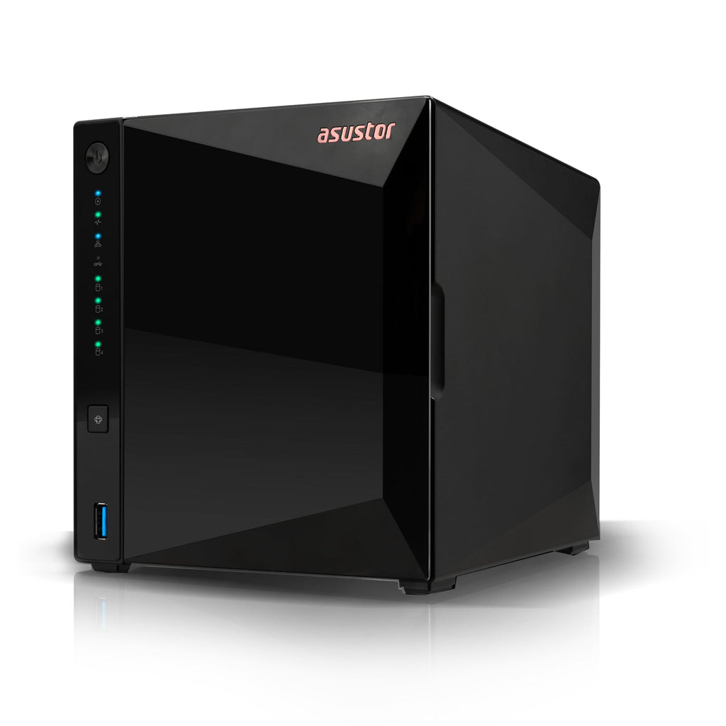 Asustor Drivestor 4 Pro Gen2 AS3304T v2, 4 Bay NAS, 1.7GHz Quad-Core, 2GB RAM DDR4, 2.5GbE High-Speed Network, Personal Media Server, Best Value Home Cloud, Network Attached Storage(Diskless)