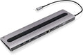 IOGEAR USB-C 8-Port Low Profile Docking Station - 4K 30Hz - 1 HDMI - 1 DisplayPort - 1 VGA - 1 Ethernet - 3 USB 3.0 A Ports - 1 USB-C 100W Charging Only - Power Adapter Not Included — GUD3C02B
