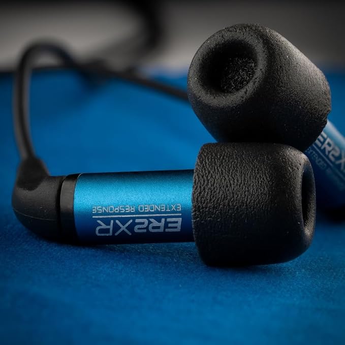 Comply 100 Core Series | Memory Foam Replacement IEM Ear Tips for Etymotic, Westone, Klipsch & More | Superior Noise Isolation, Ultimate Comfort, Secure Fit | Round, Black, (S/M/L) (3 Pairs)