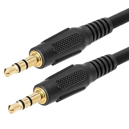 Cmple - 3.5mm Aux Male to Male Stereo Audio Cable Auxiliary Headphones Cord MP3 PC - 3 Feet