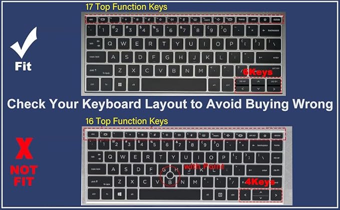 Colorful Keyboard Cover for HP EliteBook 830 835 840 845 1040 G9 G10 2024 2023 2022 13.3 14 inch Laptop Accessories Keyboard Protective Skin (Not fit The 830/840/845/1040 G11 G8 G7 G6 G5 G4 G3)