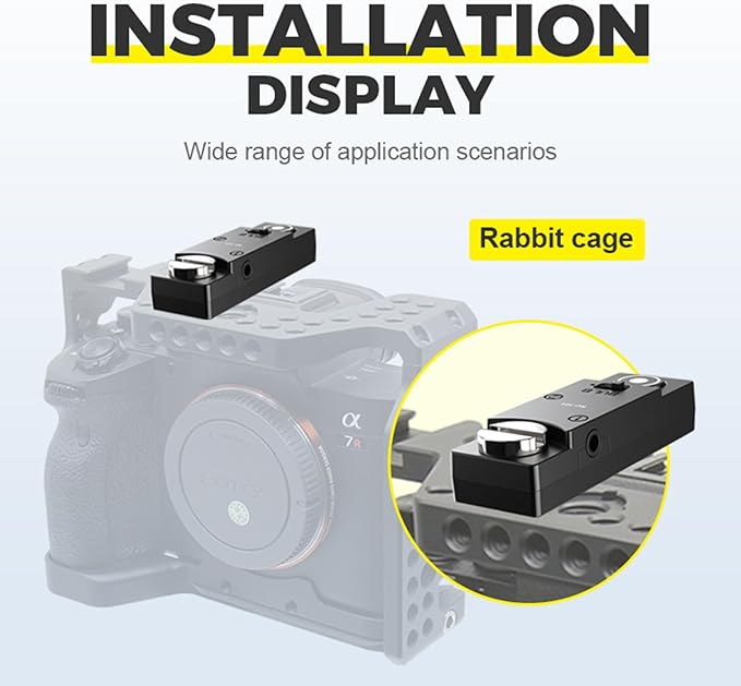 for nk d850 d800 z8 z9 d810 Camera Releases The Shutter Cord Remote Control RC101-dc0 Remote 1/4 Screw Fixing Small Release Button Handle (RC-101 DCO NK)