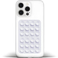 JingJinYY Medium-Sized Silicone Suction Phone Case Adhesive Mount, Enhanced Suction Power and Upgraded Thickened Sticky Phone Grip, Durable, Hands-Free Sticky Phone Holder, 2.28"x3.46" (White)