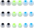 Earbud Replacement Tips Silicone Earbud Tips Eartips Fit Most in-Ear Earbuds(Inner Hole 3.8mm -5.1mm) Headphone Earbuds Rubber Tips 9 Pairs S M L