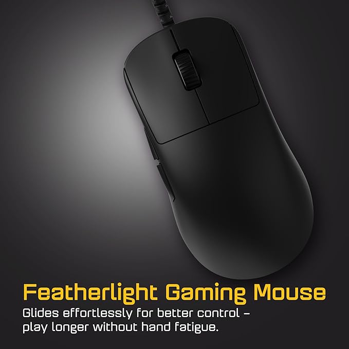 ENDGAME GEAR OP1 8k v2 Black – Esports Gaming Mouse with Cable, 30K DPI Optical Sensor, 8000Hz Polling, Hot-Swappable Switches & Claw-Grip Design