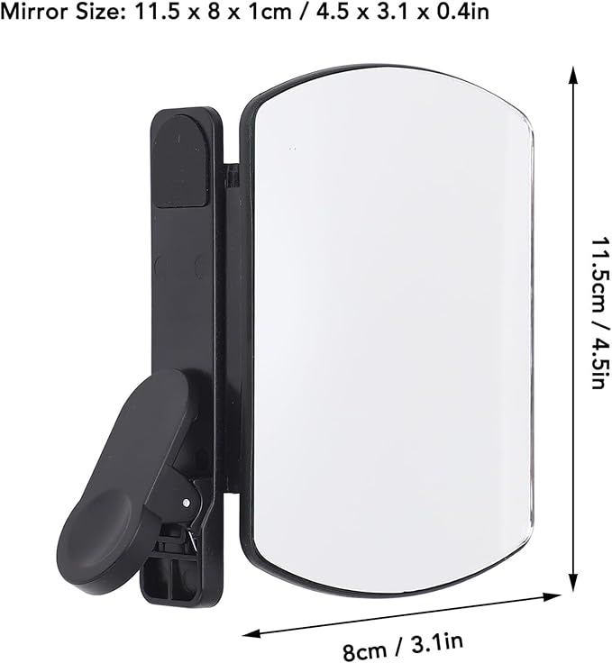Mirror Effect Lens - Capture Stunning Reflections Instantly, Smartphone Camera Mirror Reflection Clip Kit, Adjustable Angle Mobile Phone Camera Mirror Clip for Outdoor Travel Photography (2Set-Mix)