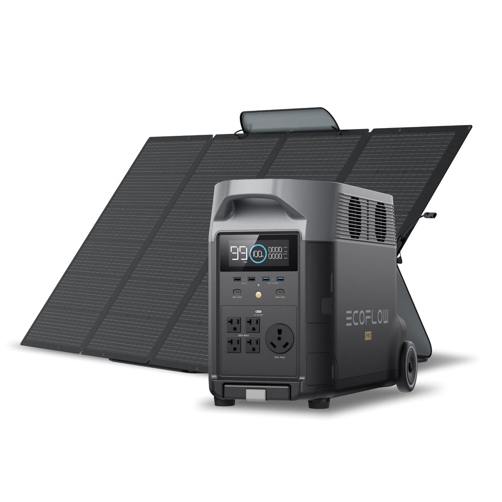 EF ECOFLOW Solar Generator 3.6KWh DELTA Pro with 400W Portable Solar Panel