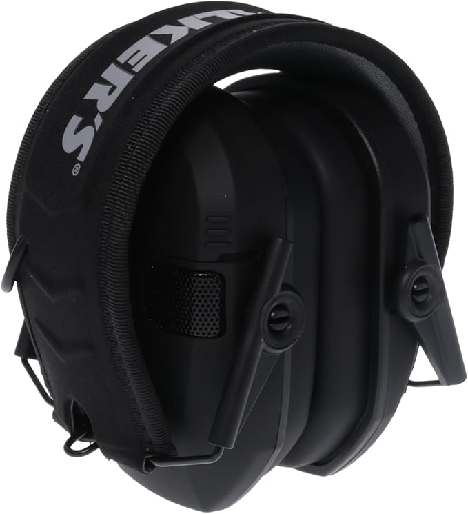 Walker's Razor Slim Ultra Low Profile Compact Design Adjustable Range Shooting Hunting Hearing Protection Electronic Earmuffs