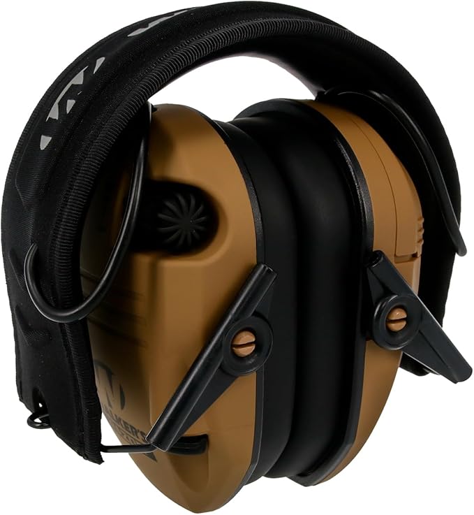 Walker's Razor Slim Ultra Low Profile Compact Design Adjustable Range Shooting Hunting Hearing Protection Electronic Earmuffs