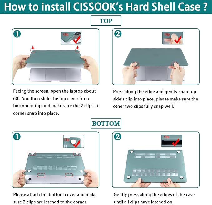 CISSOOK Compatible with MacBook Air 13 inch Case 2021 2020 2019 2018 Release Model A2337 M1 A2179 A1932, Plastic Hard Shell Case Brain Cover for MacBook Air 13 Inch with Touch ID, Great Brain
