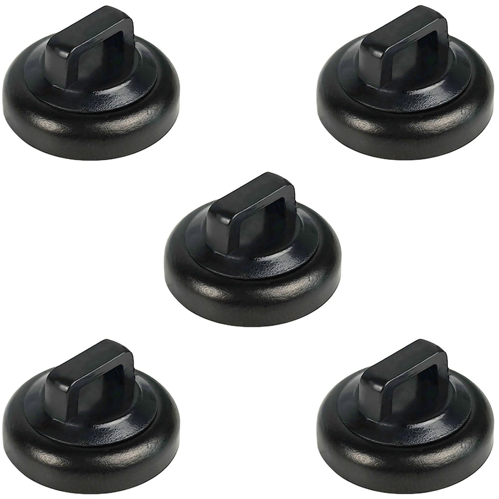 CANAANIN Magnet Zip Tie Mount Clips Magnetic Zip Ties Mount Base Holder Strong Wire Cable Holder Mount Wire Clips Management for Home Office Marine Electrical Wiring (D19 5 Pcs)