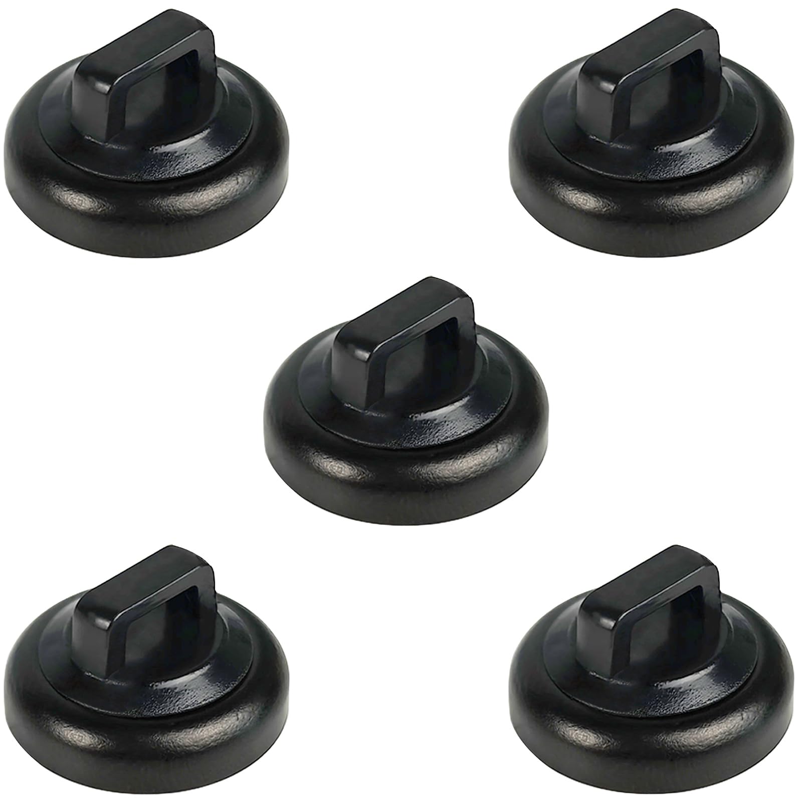 CANAANIN Magnet Zip Tie Mount Clips Magnetic Zip Ties Mount Base Holder Strong Wire Cable Holder Mount Wire Clips Management for Home Office Marine Electrical Wiring (D19 5 Pcs)