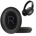 Earpads Cushions Replacement for Bose QC45(QuietComfort 45) Headphones Ear Pads,Soft Protein Leather,Noise Isolation Foam(Black)