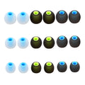 MMYQXI Earbud Replacement Tips Silicone Earbud Tips Earbud Covers Fit for in-Ear Headphones (Inner Hole 3.8mm -5.1mm) Ear Tips Earbud Rubber Tips 9 Pairs S/M/L
