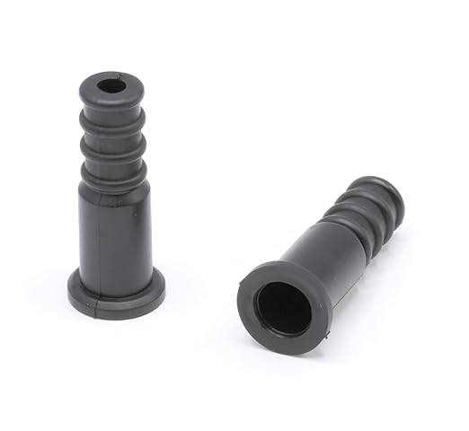 THE CIMPLE CO Coaxial Cable Weather Boot - RG6 Connectors RG59 Ends Coaxial Boots - Weatherproof (Black) - Pack of 10