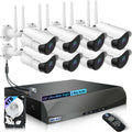 Outdoor Wireless Security Camera System, Home WiFi Video Surveillance