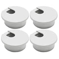 Desk Grommet 2" (50 mm), Desk Cord Hole Cover, Cable Grommet ABS Plastic, Desk Hole Grommet for Office and Home Table Cable, Detachable Cable Cord Organizer (Light Grey 4 Pcs)