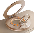 TORRAS 2025 Upgrade [Dual-Ring] Fit for MagSafe Phone Grip Ring Holder Compatible with MagSafe Kickstand Magnetic for iPhone 16/15/14/13/12/11 Samsung, Google Accessories, Desert Titanium Gold
