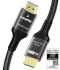 Certified 10K 8K HDMI 2.1 Cable 10 FT, 48Gbps Ultra High Speed HDMI Cable with Ethernet 4K 240Hz 165Hz 144Hz 120Hz 8K60Hz eARC HDCP2.3 HDR10+ PC Laptop TV Monitor Projector