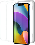 NIMASO for iPhone 13 Mini Screen Protector, 3 Pack HD Clear Tempered Glass Screen Protector for iPhone 13 Mini, with Easy Installation Kit