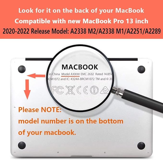 CISSOOK Compatible with M2 MacBook Pro 13 Inch Case 2025-2020 Release M1 M2 A2338 A2289 A2251, Plastic Hard Shell Case & Keyboard Cover for MacBook Pro 13 with Touch Bar, Golden Flowers