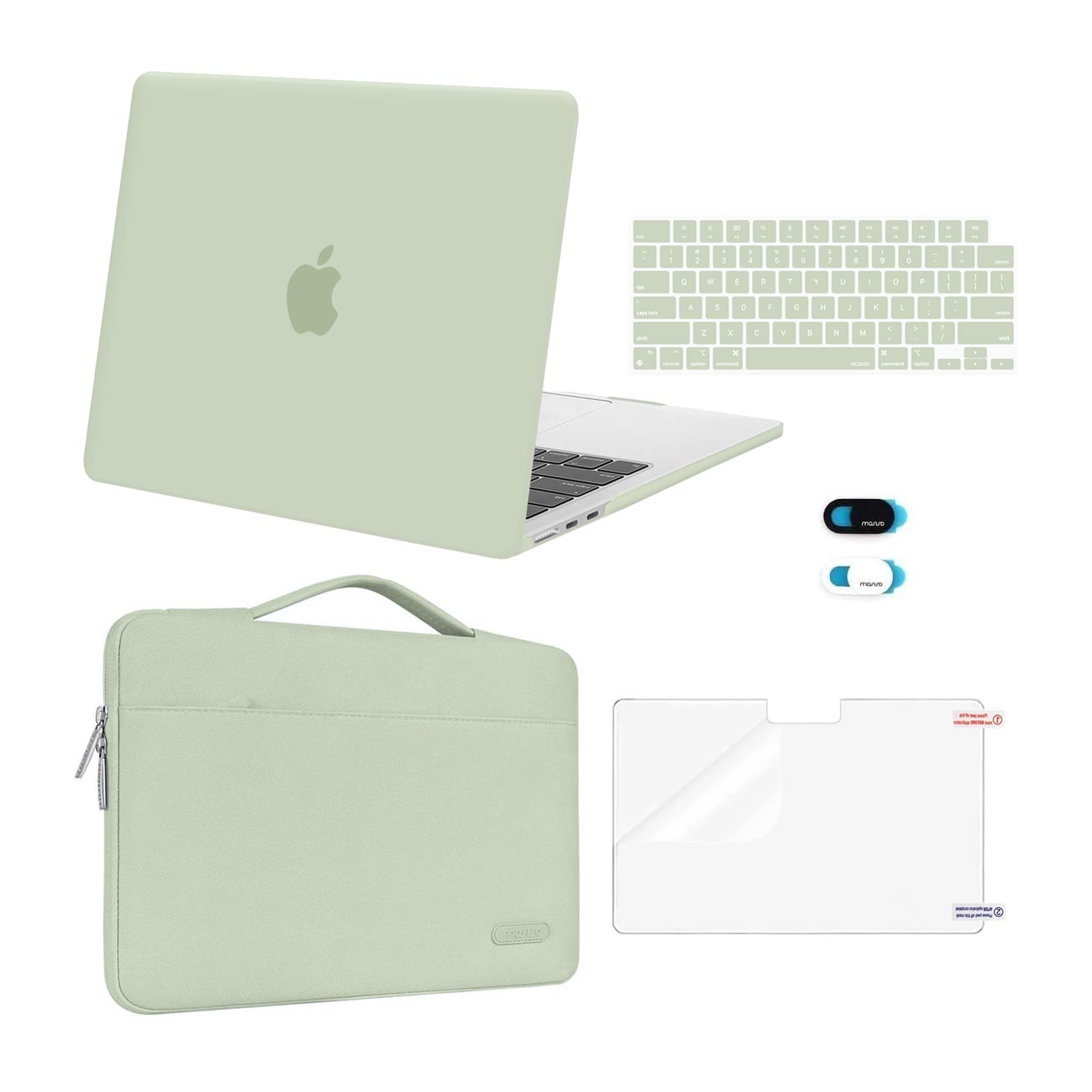 MOSISO Compatible with MacBook Air 13 inch Case M5 M4 M3 M2 2026-2022