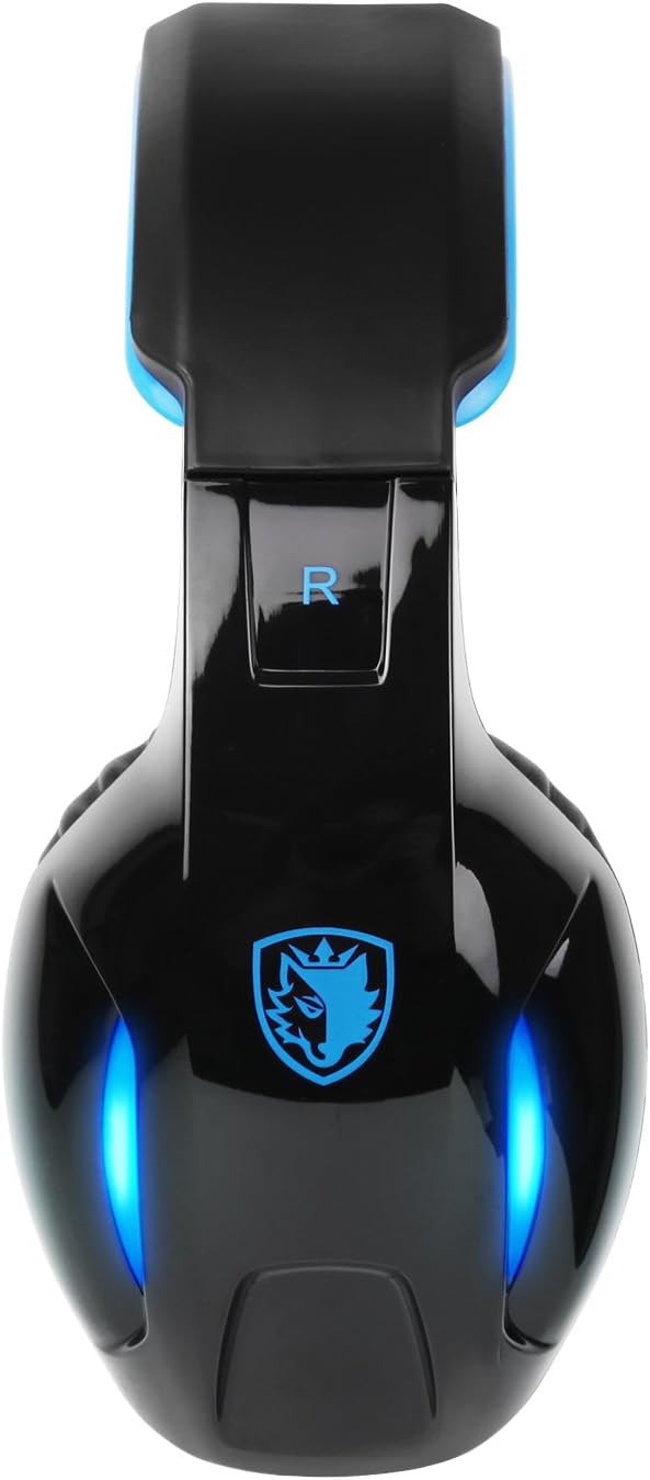 SA902 7.1 USB Surround Sound PC Headsets Over-Ear Gaming Headphones with Microphone LED Light