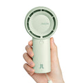 JISULIFE Portable Handheld Turbo Fan Rechargeable 4000mAh 5-Speed (Green)