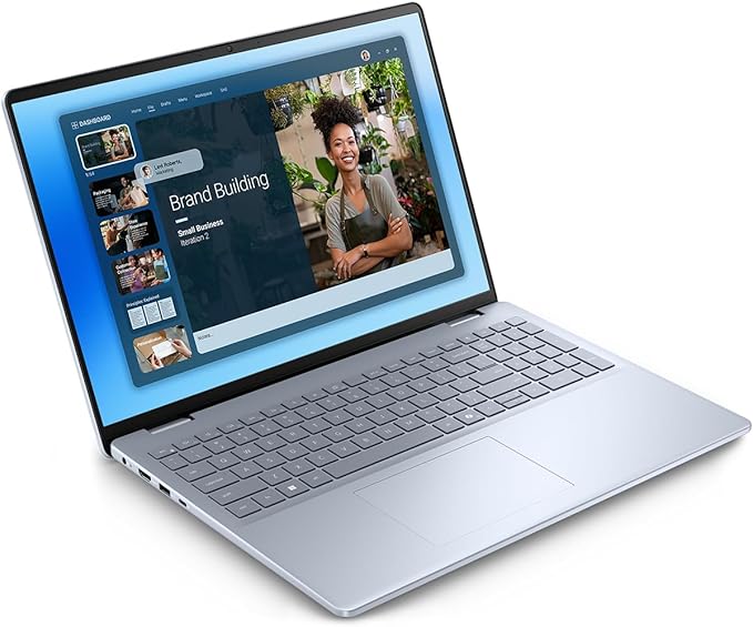 Dell Inspiron 16 Business Laptop - 16'' Touchscreen FHD+ Dsiaplay, Intel 10-Core 7 150U(Up to 5.4GHz) Express Charge, Backlit Keyboard, Windows 11 pro, Fingerprint (16GB RAM | 1TB SSD