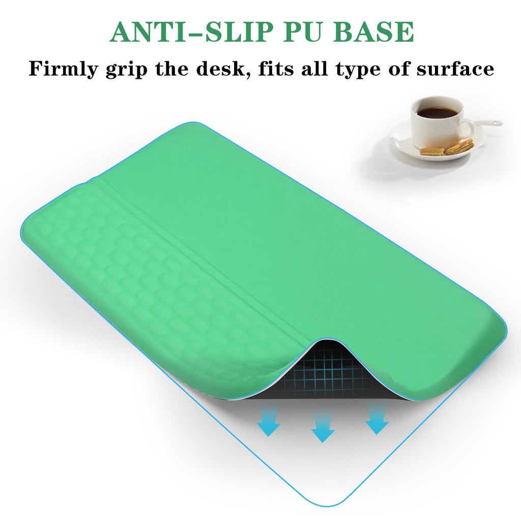 Ergonomic Computer Keyboard Stand with Wrist Rest Support Pad, Green