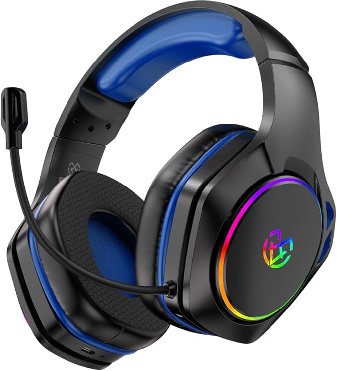 Tatybo Wireless Gaming Headset for PS5 PC, Dual Mode, Low Latency