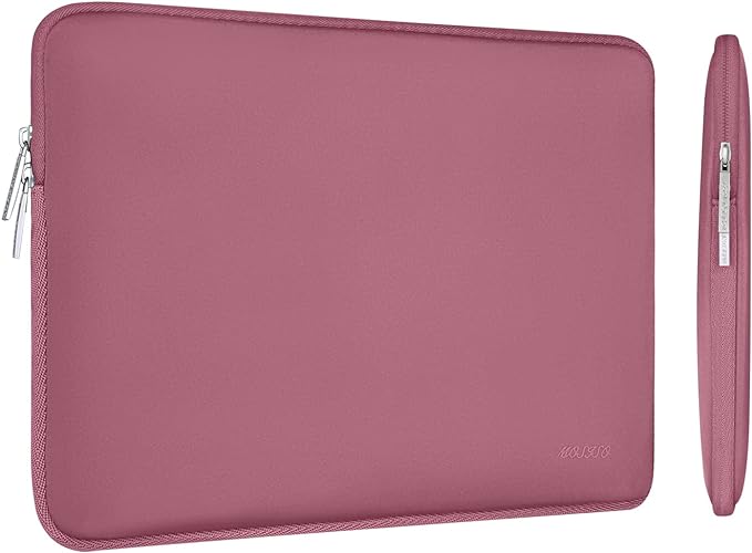MOSISO Laptop Case 13 inch, 13 inch Laptop Sleeve Bag Compatible with MacBook Air 13 M4 M3 M2 M1 2025-2018 / Pro 13 M2 M1 2025-2016, Neoprene Computer Sleeve Bag with Small Case, Dusty Rose