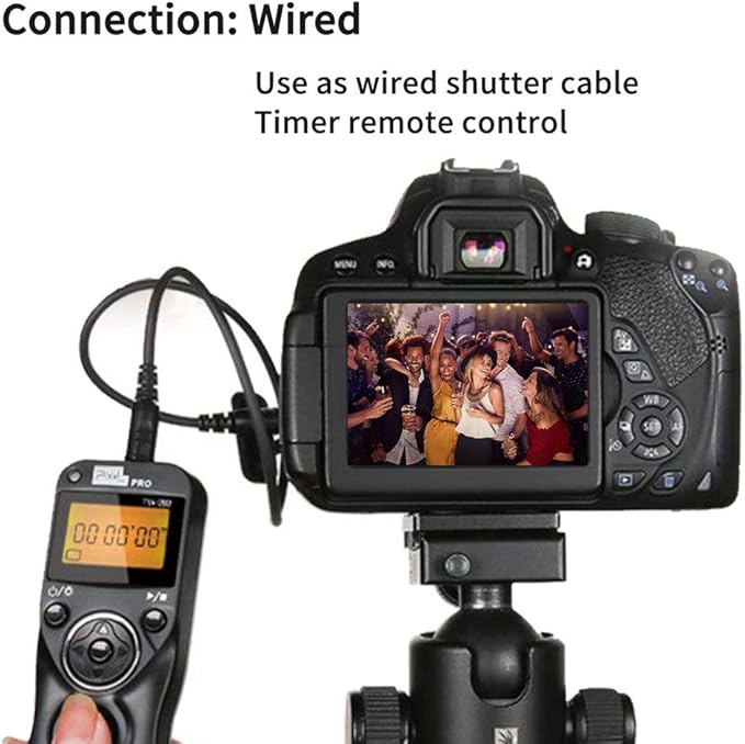 Remote Shutter Release Compatible for Panasonic, PIXEL TW-283 L1 Wireless Remote Control Wired Shutter Release Cable Compatible for Panasonic Cameras