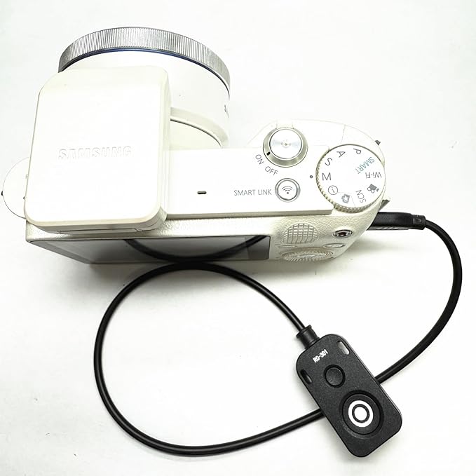 for Samsung Shutter Cable Camera Release Remote for NX20/NX30/NX Mini/NX100/NX200/NX210/NX300/NX500/NX1000/NX1100/NX2000 Camera Small Button Accessory