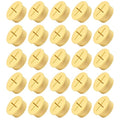 20Pcs Desk Grommet, 1" (25mm) Yellow Silicone Cord Hole Cover, Flexible Rubber Wire Grommets, Wall Grommets for Cables Management, Table, Countertop, Cabinets and Furnitures Wire Organizer