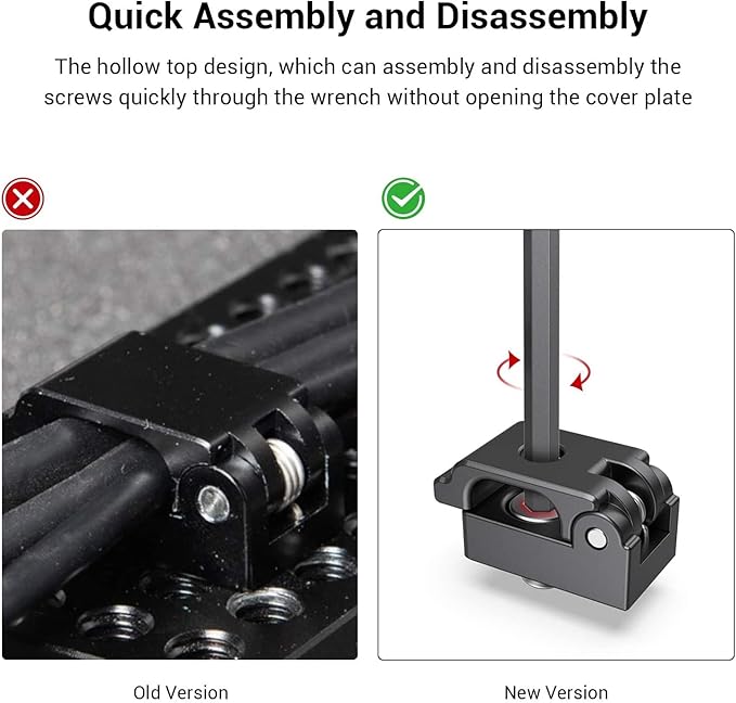 SmallRig Universal Spring Cable Clamp(2 pcs) MD2418
