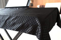 Clairevoire Piano Keyboard Dust Cover for 61 Keys to 88 Keys, Electric Pianos Cover, Digital Pianos Cloth Protection,Lightweight and Adjustable Closure,Ebony Black, M - Keyboard Piano up to 53" x 16"