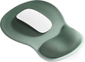 EooCoo Ergonomic Mouse Pad with Gel Wrist Rest Support Middle Concave Design, Relieve Wrist Pain Mousepad, Non-Slip Base for Laptop, Computer, Office Desk Accessories, Carpal Tunnel Syndrome