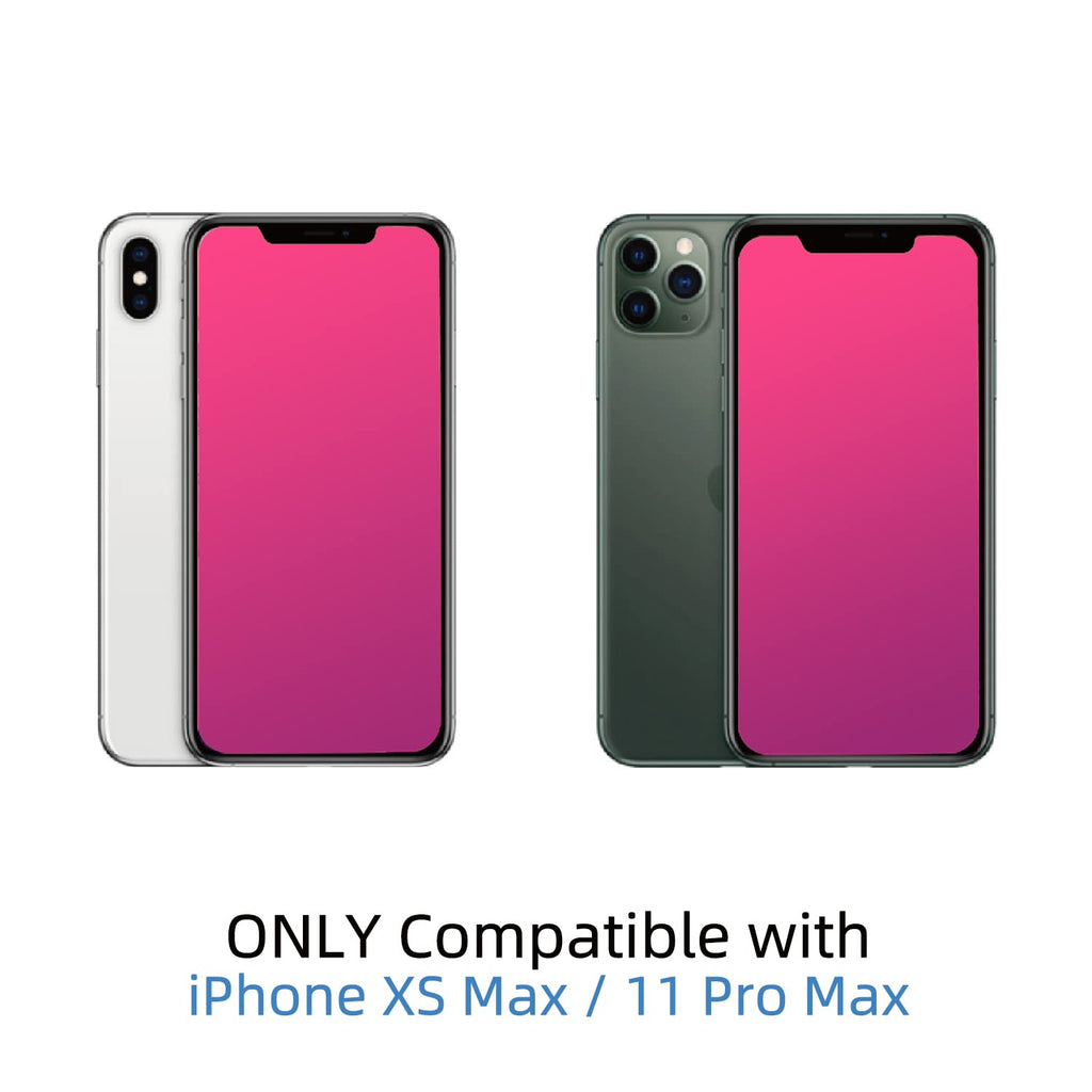 EGKimBa Privacy Screen Protector compatible with iPhone 11 Pro Max/iPhone XS Max, 6.5 inch Gradient Colorful Electroplated Anti-Spy Anti-Blue Light Easy Installation Tempered Glass
