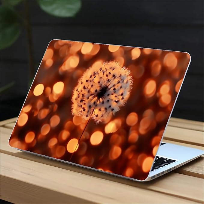 Compatible with MacBook Air 13.3 13.6 Inch Case 2022 2021 2020 2019 Plastic Hard Shell Case Cover,13.6 Air (A2681) M2 2022, Dandelion