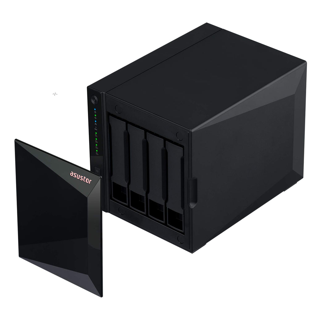 Asustor Drivestor 4 Pro Gen2 AS3304T v2, 4 Bay NAS, 1.7GHz Quad-Core, 2GB RAM DDR4, 2.5GbE High-Speed Network, Personal Media Server, Best Value Home Cloud, Network Attached Storage(Diskless)