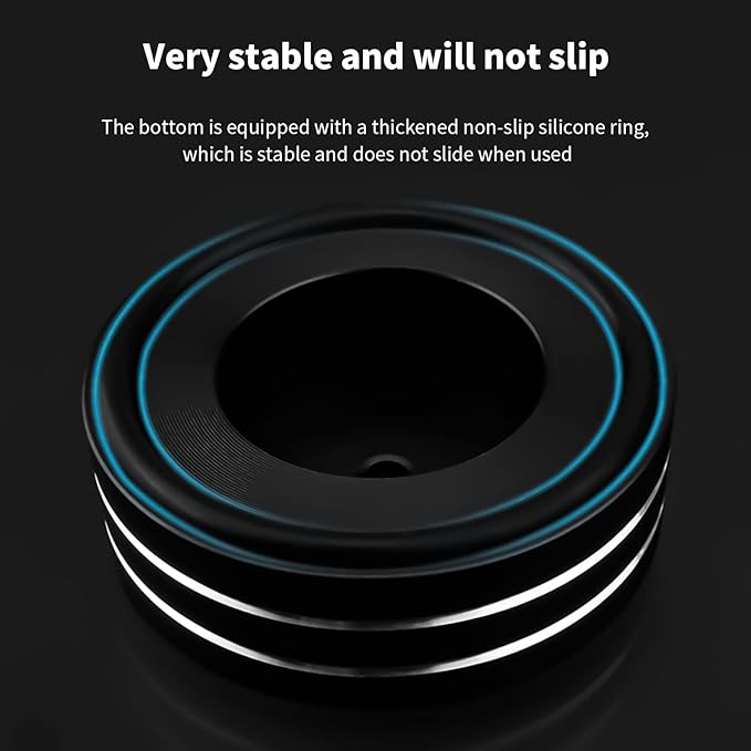 Viborg HiFi Speaker Spikes Isolation Feet Pads 58x22MM, 4X Audio Shock Absorber Aluminum Subwoofer Isolator with Rubber Ring and Mounting Screws(M4*0.7) for AMP Turntable DAC Recorder