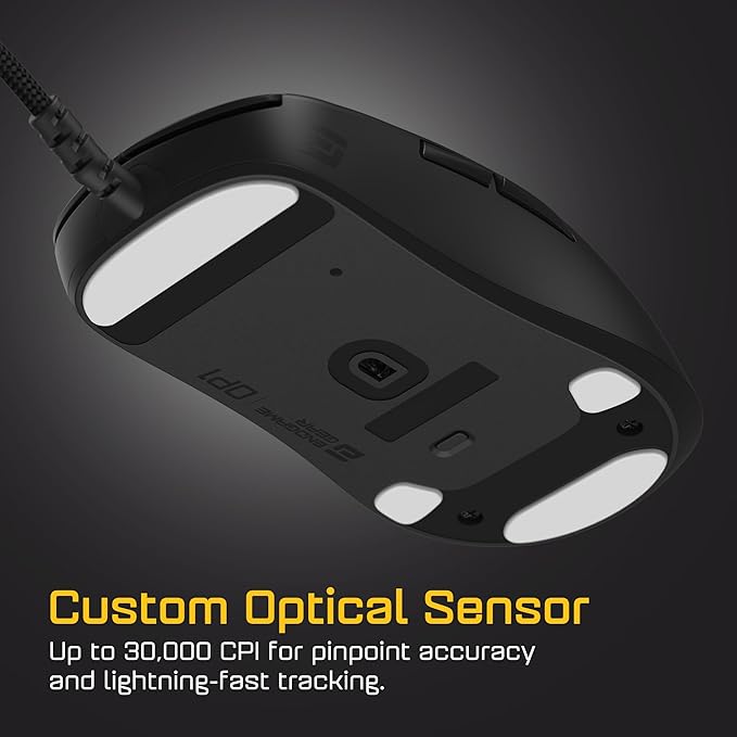 ENDGAME GEAR OP1 8k v2 Black – Esports Gaming Mouse with Cable, 30K DPI Optical Sensor, 8000Hz Polling, Hot-Swappable Switches & Claw-Grip Design