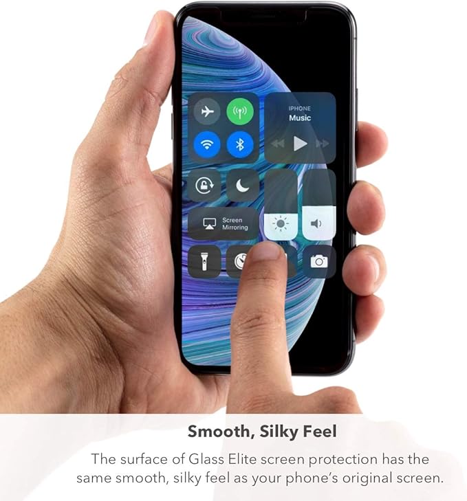 ZAGG InvisibleShield Glass Elite Screen Protector - Made for Apple iPhone 8 - Case Friendly Screen - Impact & Scratch Protection (200104167)