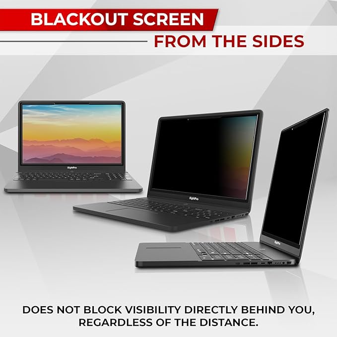 Magnetic Laptop Privacy Screen 14 Inch 16:9 - Removable Computer Privacy Filter Shield and Protector