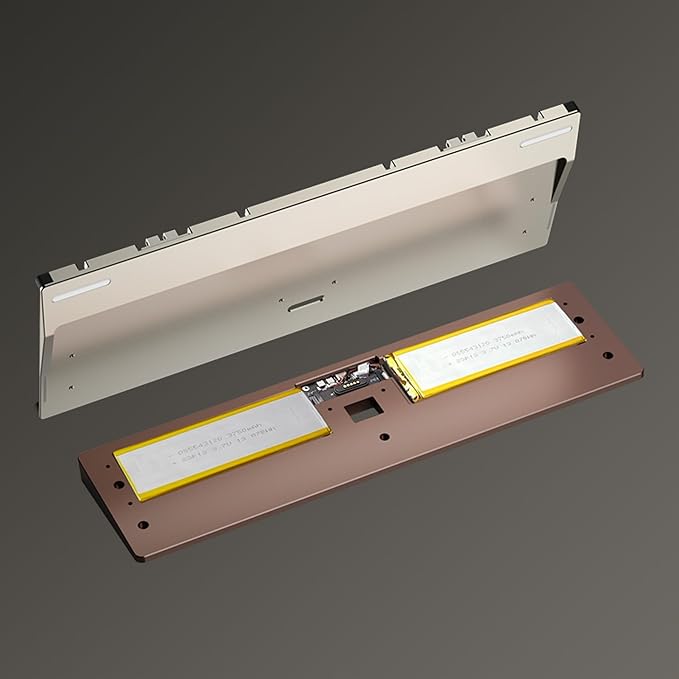 KEEBMONKEY WOBKEY Crush 80 Reboot CNC Aluminum 5-Second Quick-Release Triple-Mode Connectivity Mechanical Keyboard with Superior Acoustics (Pro Purple)