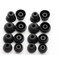 Aginkgo Replacement Ear Tips for Beats Urbeats2.0 Tour2.0 ibeats Beats x, Beats Flex Secure Fit for Powerbeats Pro Silicone Earbuds Washable Sweat-Resistant Noise Isolation 8 Pairs (Black)
